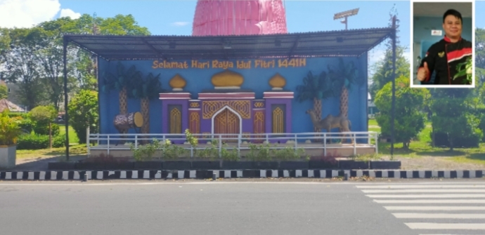 Sambut Idul Fitri, Ornamen Hiasi Seputaran Lapangan Sparta Tikala